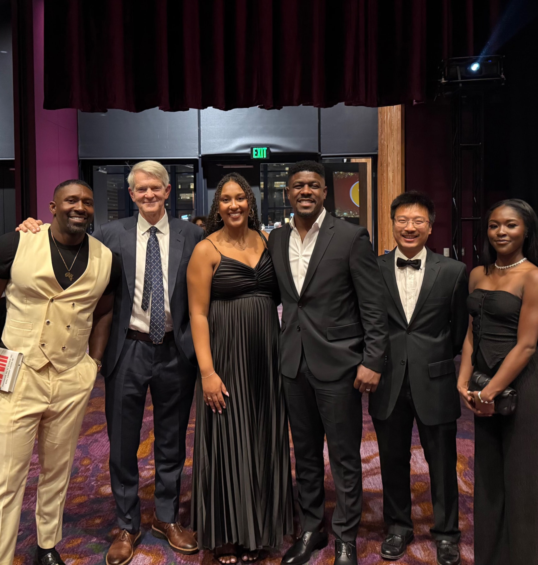 Chelvis “CJ” Marshall at a gala fundraiser.