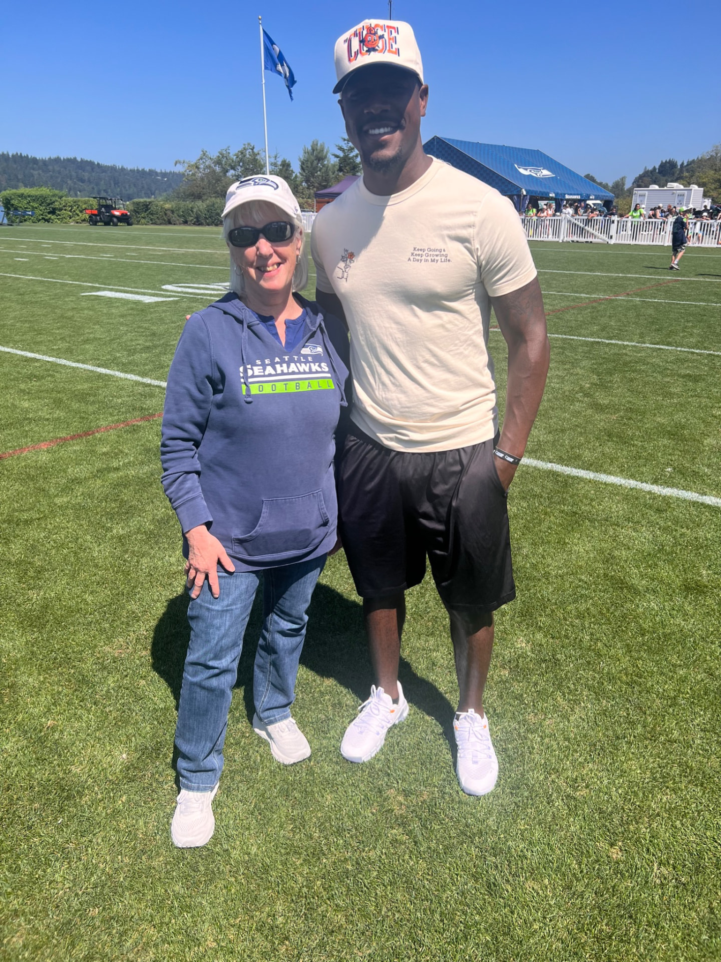 Chelvis “CJ” Marshall with United States Senator Patty Murray.