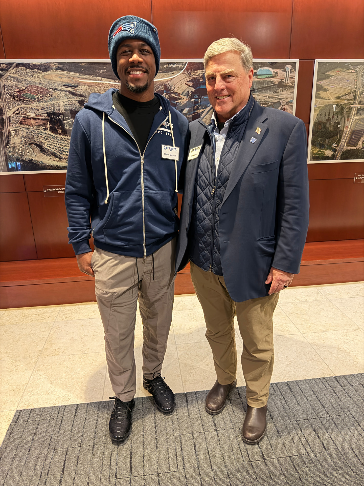 Chelvis “CJ” Marshall with General Mark Milley, U.S. Army (Retired).